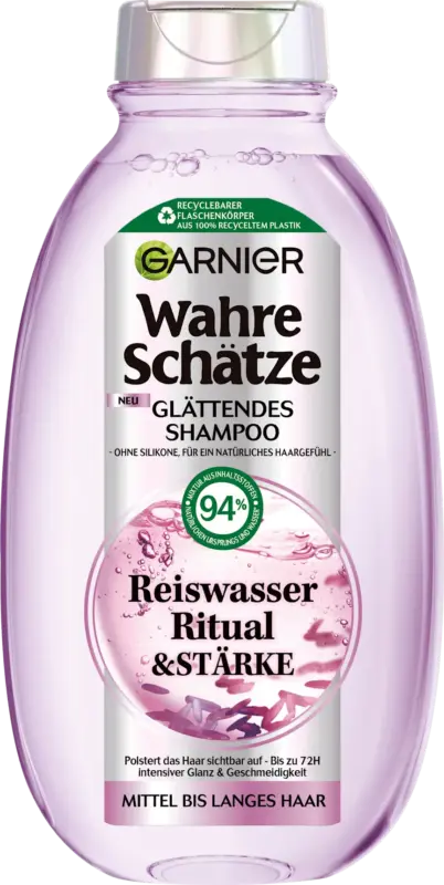 Wahre Sch&auml;tze Shampoo Gl&auml;ttend Reiswasser Ritual und St&auml;rke