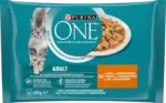 dm drogerie markt PURINA ONE Nassfutter Katze Adult Huhn & Gr&uuml;ne Bohnen