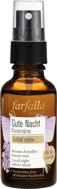 farfalla Duftspray f&uuml;r Kissen Gute Nacht