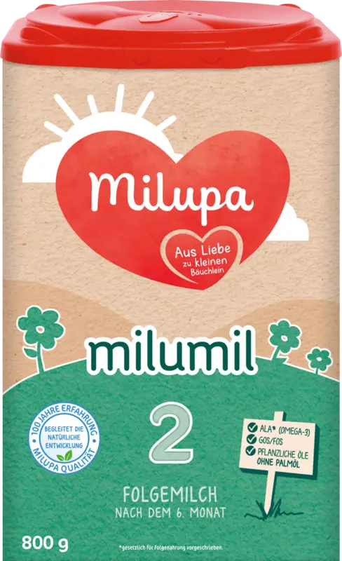 Milupa Folgemilch 2 Milumil ab dem 6. Monat