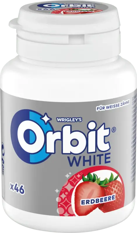 Orbit Kaugummi White Strawberry Bottle