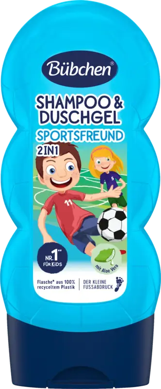 B&uuml;bchen Kinder Dusche & Shampoo 2in1 Sportsfreund