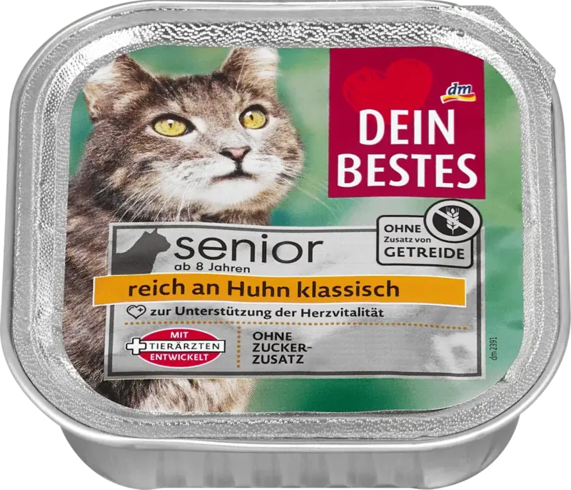 Dein Bestes Nassfutter Katze reich an Huhn klassisch