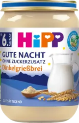 HiPP Abendbrei Gute Nacht Dinkelgrie&szlig; ab dem 6. Monat
