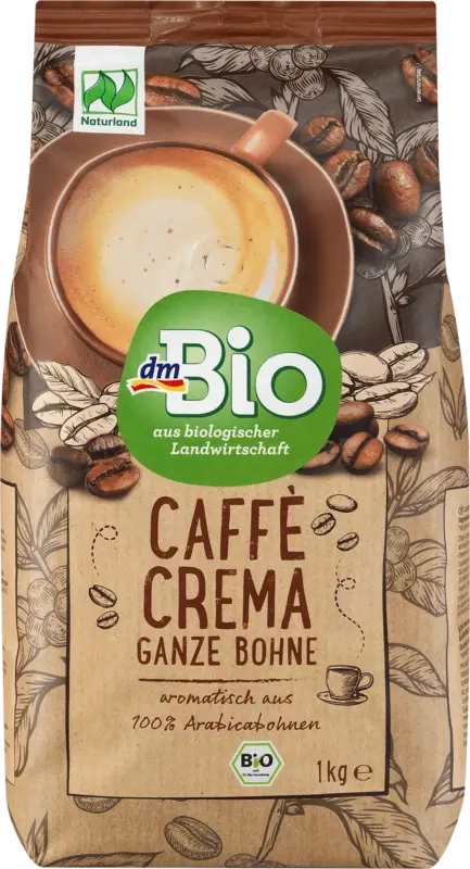 dmBio Caff&egrave; Crema ganze Bohne