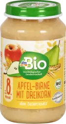 dmBio Frucht & Getreide mit Frucht Apfel-Birne mit Dreikorn