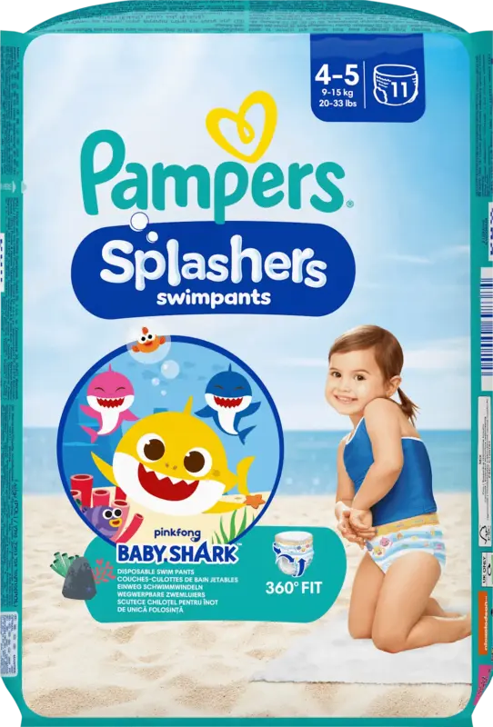 Pampers Schwimmwindeln Splashers Gr.4-5 (9-15 kg)