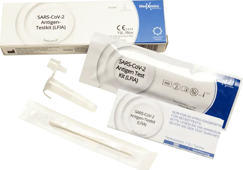 Medomics Selbsttest Corona