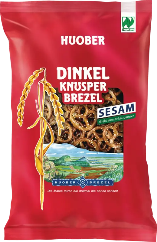 Huober Knabbergeb&auml;ck Bio Dinkel Knusper-Brezeln