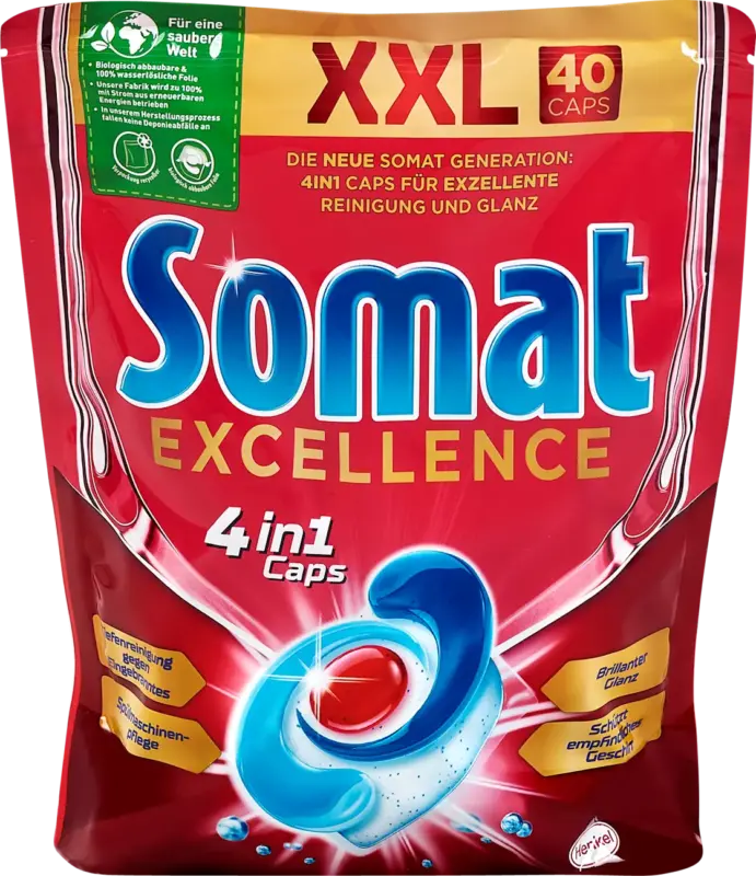 Somat Geschirrsp&uuml;l-Tabs Excellence 4in1 Caps XXL
