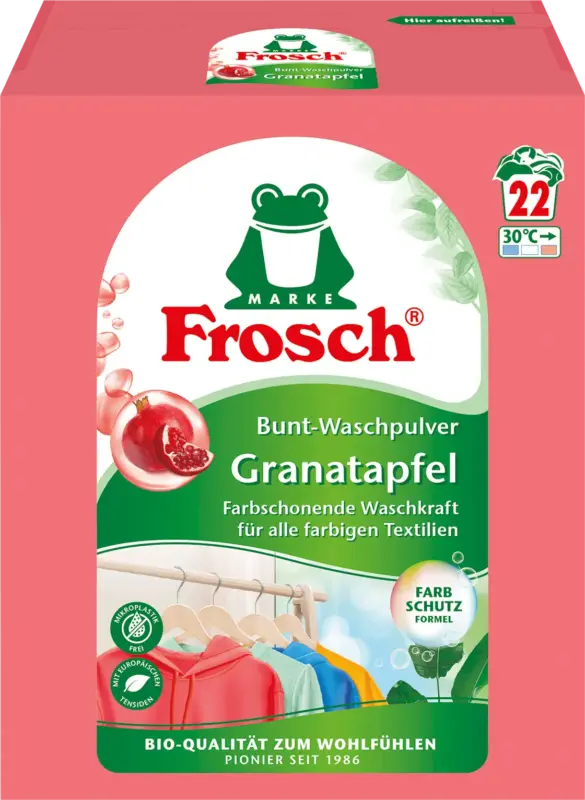 Frosch Colorwaschpulver Granatapfel