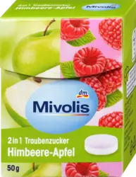Mivolis Traubenzucker 2in1 Himbeere-Apfel