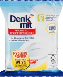 Denkmit WC-Reinigungst&uuml;cher Feucht