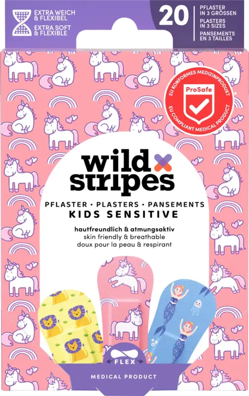 Wild Stripes Pflaster Kids Sensitive Fantasy