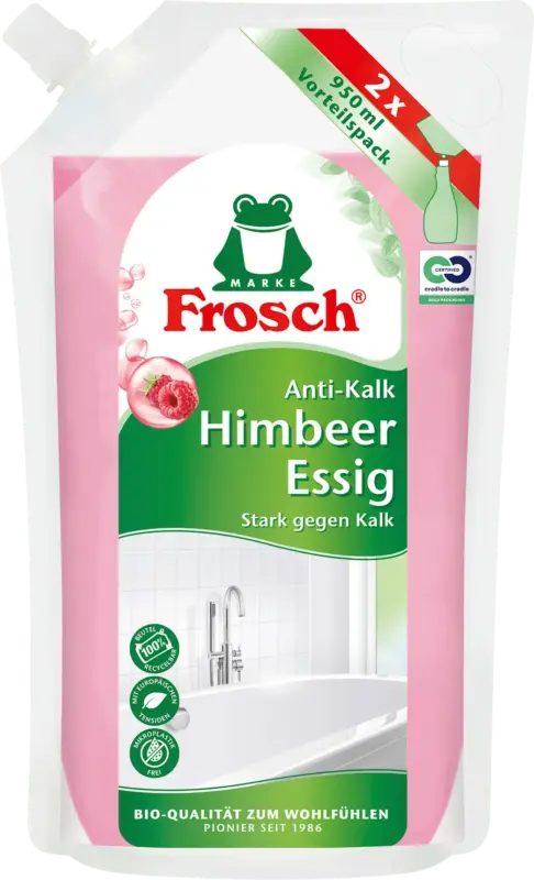 Frosch Kalkreiniger Himbeer Essig Nachf&uuml;llpack