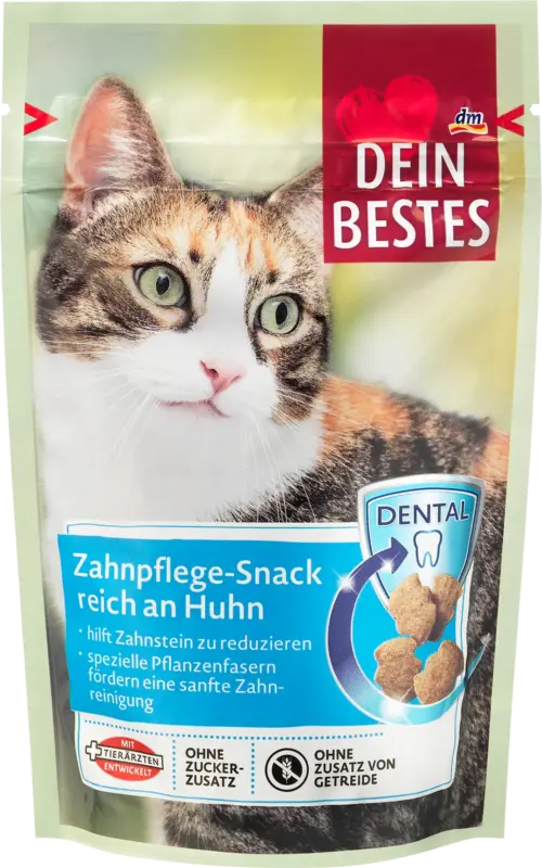 Gustare pentru pisici cu ingrijire dentară