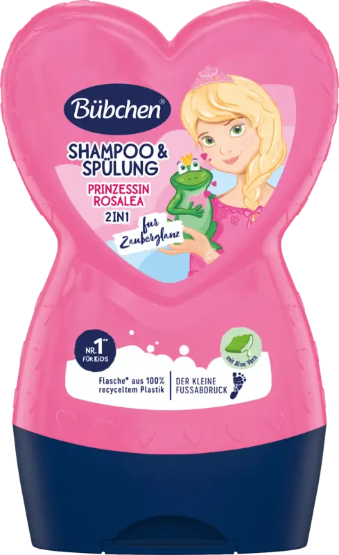 B&uuml;bchen Kinder Shampoo & Sp&uuml;lung 2in1 Prinzessin Rosalea