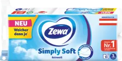 Zewa Toilettenpapier Simply Soft 3-lagig