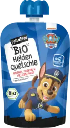 PURE & FUN Quetschie Bio Helden Erdbeere, Himbeere und Vollkorn-Hafer ab 12 Monaten