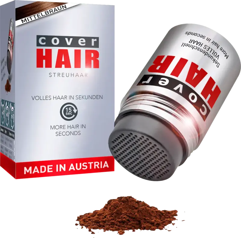 Cover Hair Streuhaar - Nr. 5 - 6 Medium Brown