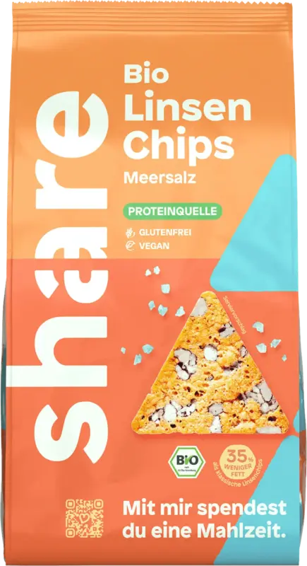 share Cracker Linsen Chips Bio