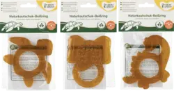 Gr&uuml;nspecht Bei&szlig;ring Naturkautschuk sortiert