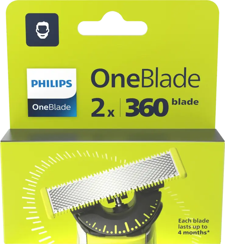 PHILIPS OneBlade Rasierklingen 360 blade