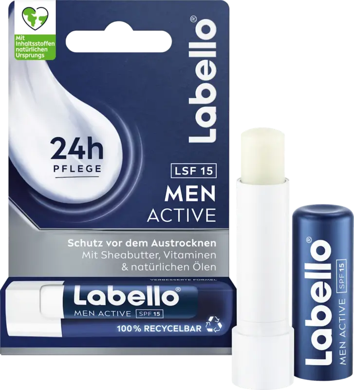 Labello Lippenpflege Stift Men Active