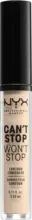 dm drogerie markt NYX PROFESSIONAL MAKEUP Contouring Concealer Can't Stop Won't Stop 04 Light Ivory