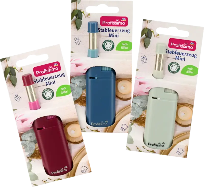 Profissimo Stabfeuerzeug Mini sortiert