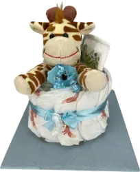 Brandnation Windeltorte Giraffe blau