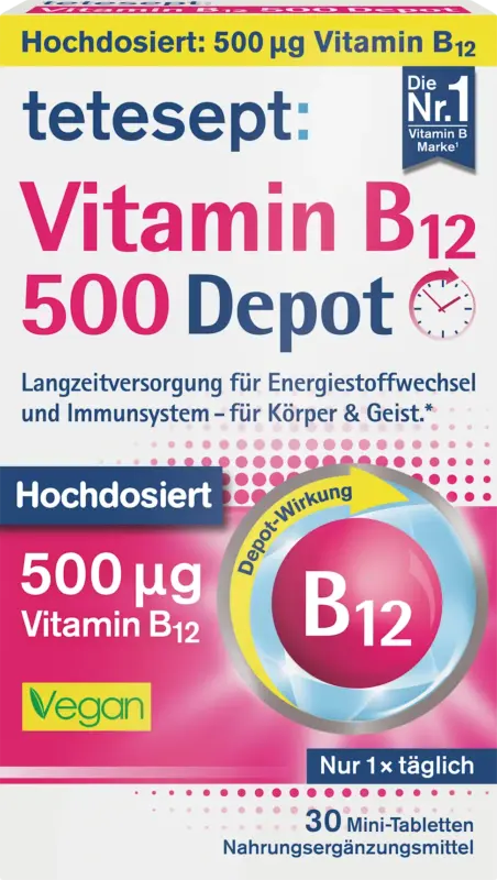 tetesept Vitamin B12 500 Depot