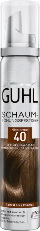 GUHL Schaumt&ouml;nungsfestiger - Nr. 40 Mittelbraun