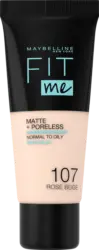 MAYBELLINE NEW YORK Foundation Fit Me Matte + Poreless 107 Rose Beige