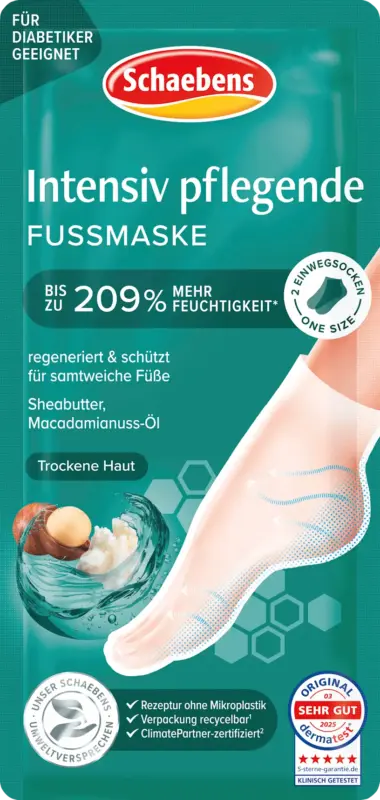 Schaebens Fu&szlig;maske Socken Intensiv Pflege (1 Paar)
