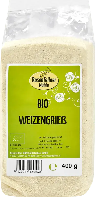 Rosenfellner M&uuml;hle Grie&szlig; Weizen Bio