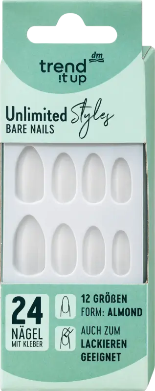 trend !t up K&uuml;nstliche N&auml;gel Unlimited Styles Bare Nails 010