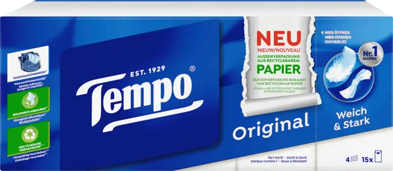 Tempo Taschent&uuml;cher 4-lagig