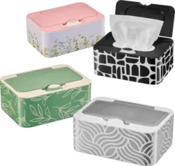 Sanft&Sicher Feuchtes Toilettenpapier Deluxe Kamille Metallbox sortiert