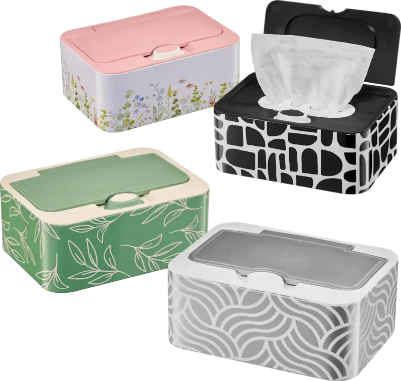 Sanft&Sicher Feuchtes Toilettenpapier Deluxe Kamille Metallbox sortiert