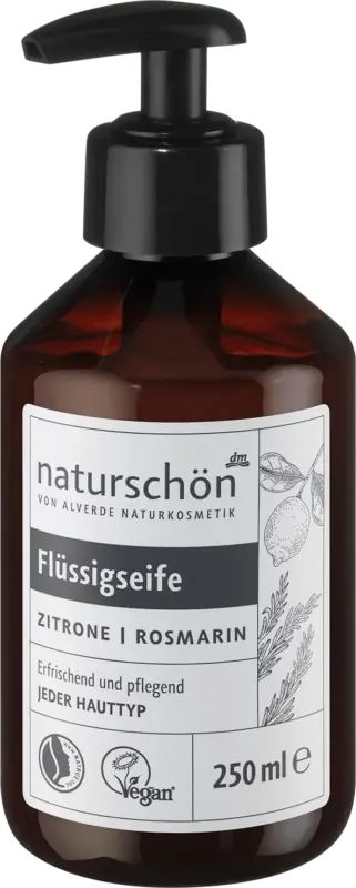 alverde NATURKOSMETIK Fl&uuml;ssigseife Zitrone-Rosmarin
