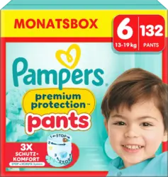 Pampers Baby Pants Premium Protection Gr. 6 Extra Large (15+ kg) Monatsbox