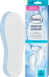 Balea Frischesohlen wei&szlig; Gr. 39-41