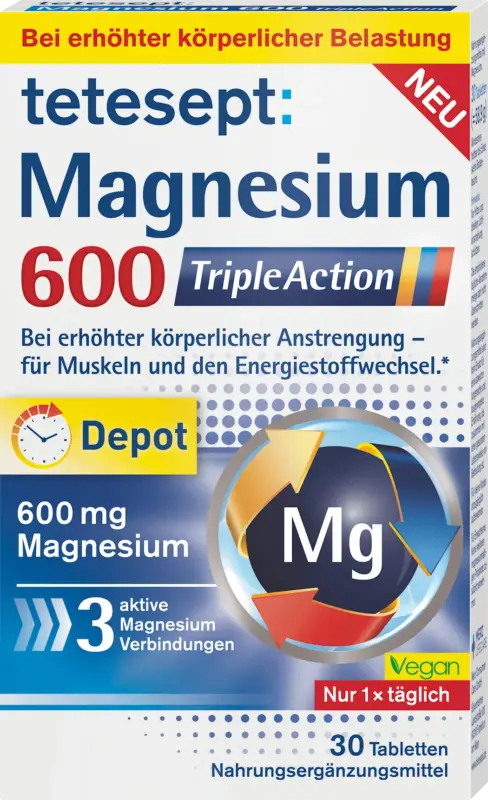 tetesept Tabletten Magnesium 600 Triple Action