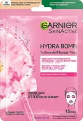 Garnier Skin Active Tuchmaske Hydro Bomb Hyalurons&auml;ure + Sakura