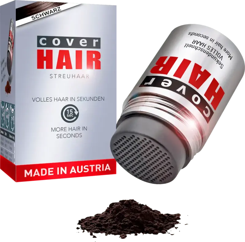Cover Hair Streuhaar - Nr. 1 - 2 Black