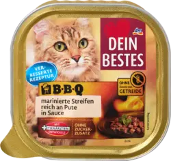 Dein Bestes Nassfutter Katze BBQ marinierte Streifen