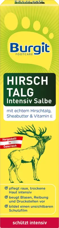 Burgit Fu&szlig;creme Hirschtalg Schutz&Pflege