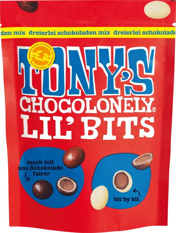 TONY'S CHOCOLONELY Schokolade Lil' Bits Dreierlei Mix