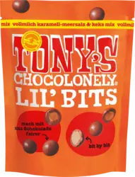 TONY'S CHOCOLONELY Schokolade Lil' Bits Vollmilch, Karamell-Meersalz & Keks